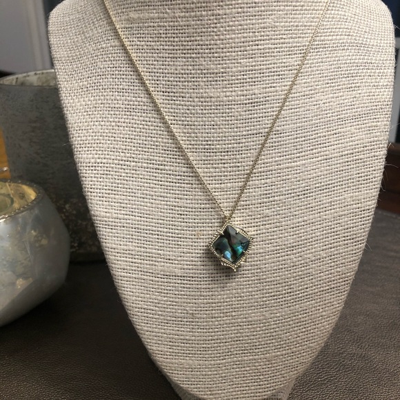 Kendra Scott Kacey Necklace- Abalone - Picture 1 of 7